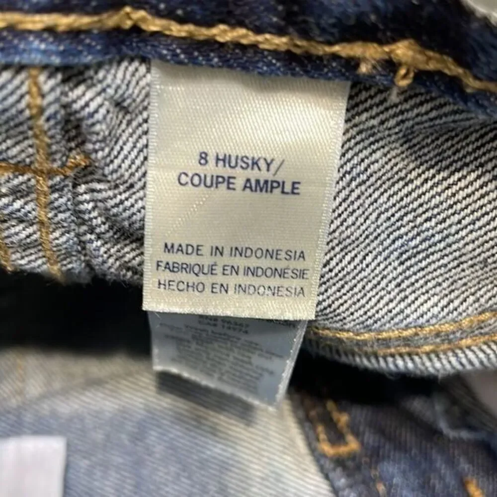 Oshkosh 100% Cotton Classic Jeans size 8 Husky‎